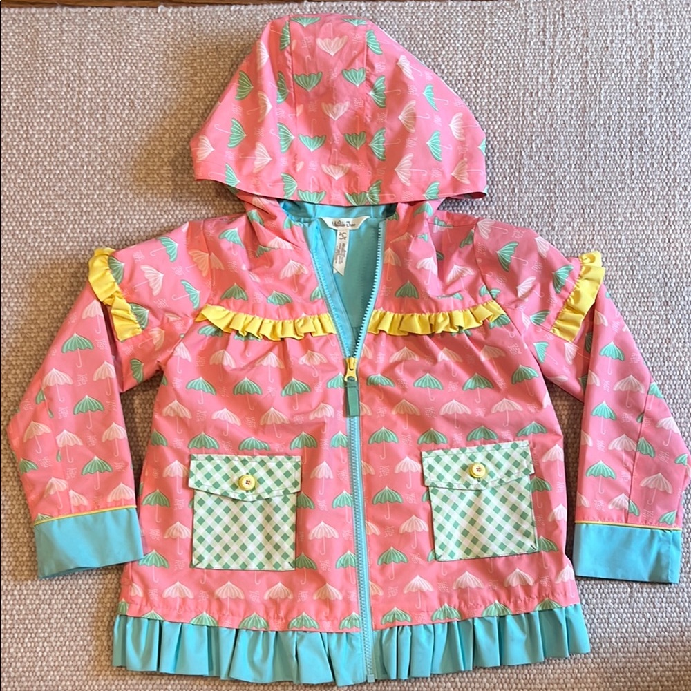 Matilda Jane Pink and Green Raincoat